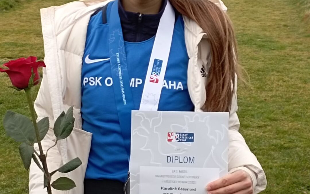 Stříbro z&nbsp;M&nbsp;ČR v&nbsp;přespolním běhu zásluhou Karolíny Sasynové