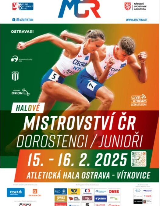 Informace k M ČR dorostu a juniorů v hale